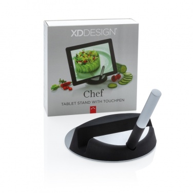 Logo trade promotional giveaways image of: Chef tablet stand with touchpen