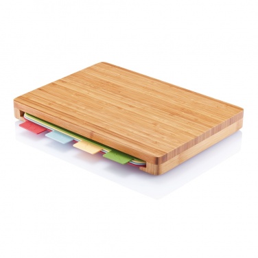 Logo trade business gift photo of: Cutting board with 4pcs hygienic boards