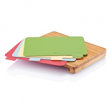 Logo trade business gift photo of: Cutting board with 4pcs hygienic boards