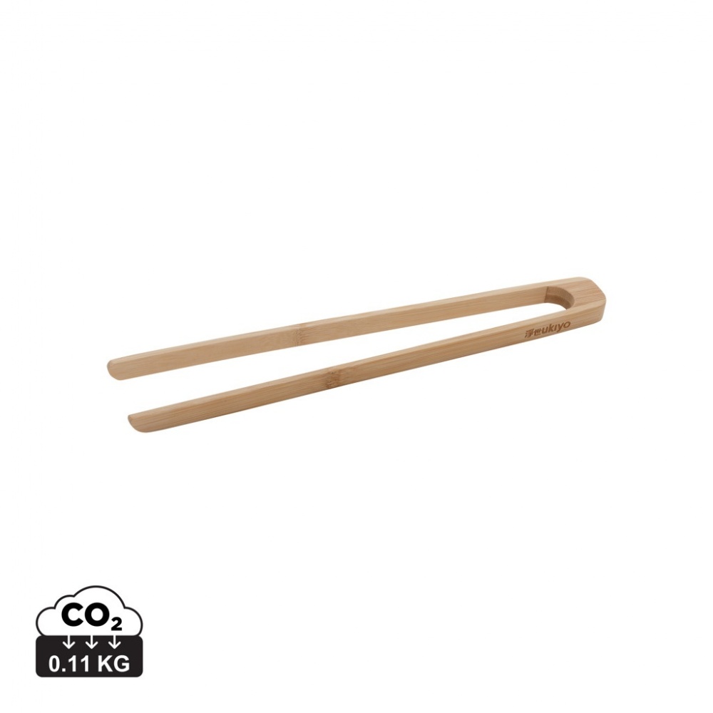 Logo trade promotional merchandise image of: Ukiyo bamboo serving tongs