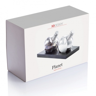 Logo trade corporate gifts image of: Planet pepper & salt set