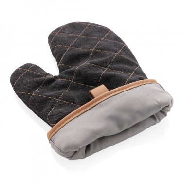 Logo trade promotional product photo of: Deluxe canvas oven mitt