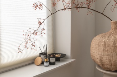 Logotrade corporate gift image of: Ukiyo small scented candle in glass