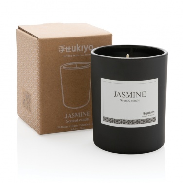Logo trade promotional giveaways image of: Ukiyo small scented candle in glass