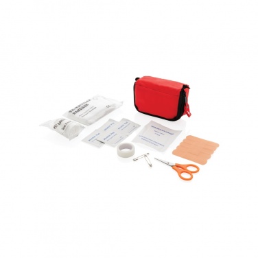 Logo trade advertising products image of: First aid set in pouch