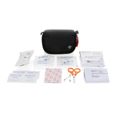 Logotrade promotional item image of: RCS recycled nubuck PU pouch first aid set mailable