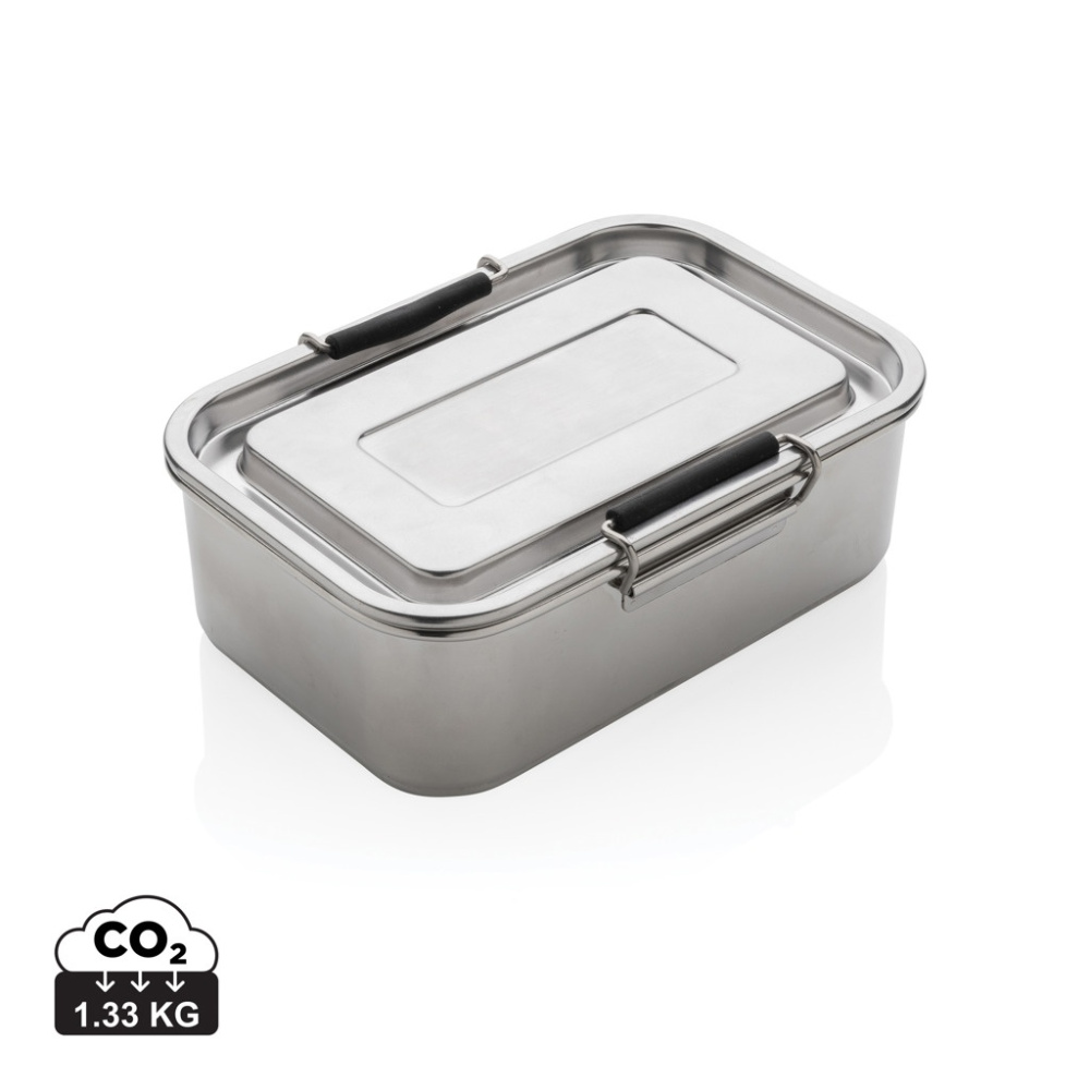 Logotrade corporate gift picture of: RCS Recycled stainless steel leakproof lunch box