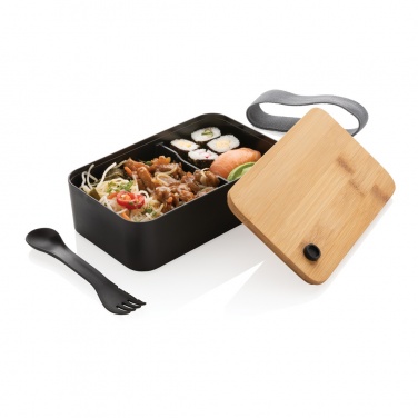 Logo trade business gift photo of: RCS RPP lunchbox with bamboo lid