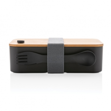 Logo trade promotional giveaways image of: RCS RPP lunchbox with bamboo lid