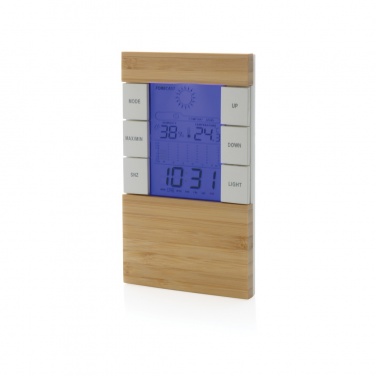 Logo trade promotional giveaway photo of: Utah RCS rplastic and bamboo weather station