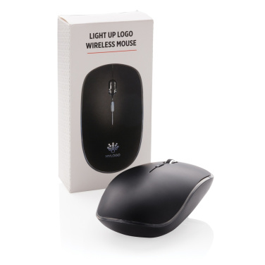 Logotrade promotional gift image of: Light up logo wireless mouse