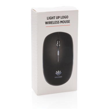 Logo trade business gift photo of: Light up logo wireless mouse