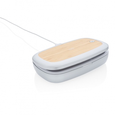 Logo trade promotional products image of: Rena UV-C steriliser box with 5W wireless charger