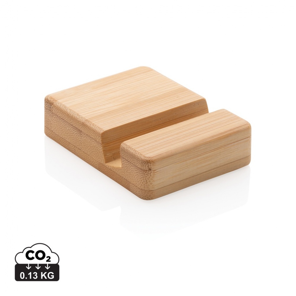 Logo trade promotional giveaways picture of: Bamboo phone stand XD