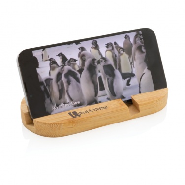 Logotrade promotional product picture of: Bamboo tablet and phone holder