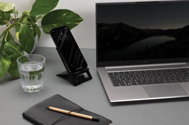 Logotrade corporate gifts photo of: SnapStand RCS recycled plastic foldable phone stand