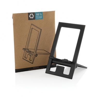 Logotrade promotional items photo of: SnapStand RCS recycled plastic foldable phone stand