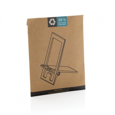Logo trade promotional merchandise picture of: SnapStand RCS recycled plastic foldable phone stand