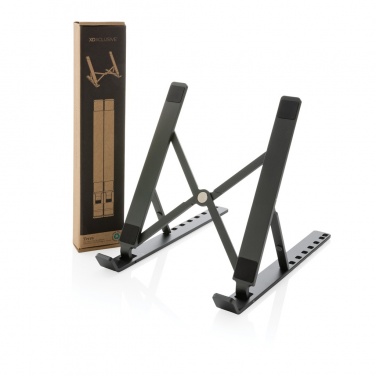 Logo trade advertising products image of: Terra RCS recycled aluminium universal laptop/tablet stand