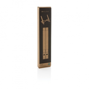 Logo trade promotional gift photo of: Terra RCS recycled aluminium universal laptop/tablet stand