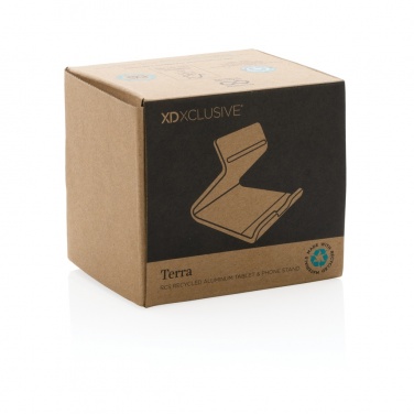 Logotrade business gift image of: Terra RCS recycled aluminium tablet & phone stand