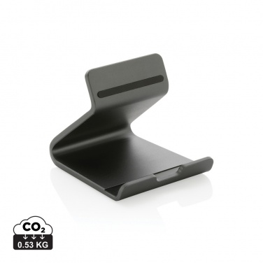 Logo trade promotional giveaways image of: Terra RCS recycled aluminium tablet & phone stand