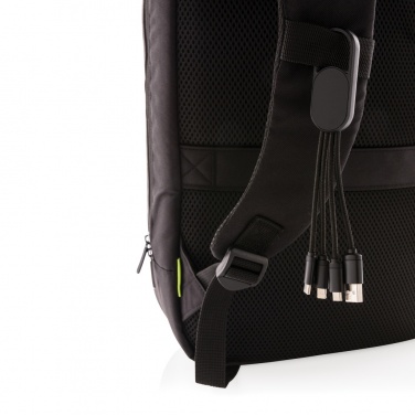 Logo trade promotional merchandise photo of: 4-in-1 cable with carabiner clip