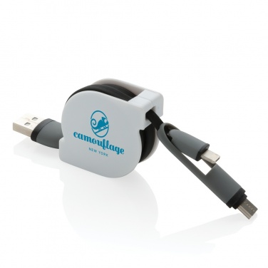 Logotrade promotional gift image of: 3-in-1 retractable cable