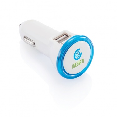 Logotrade promotional giveaway picture of: Powerful dual port car charger