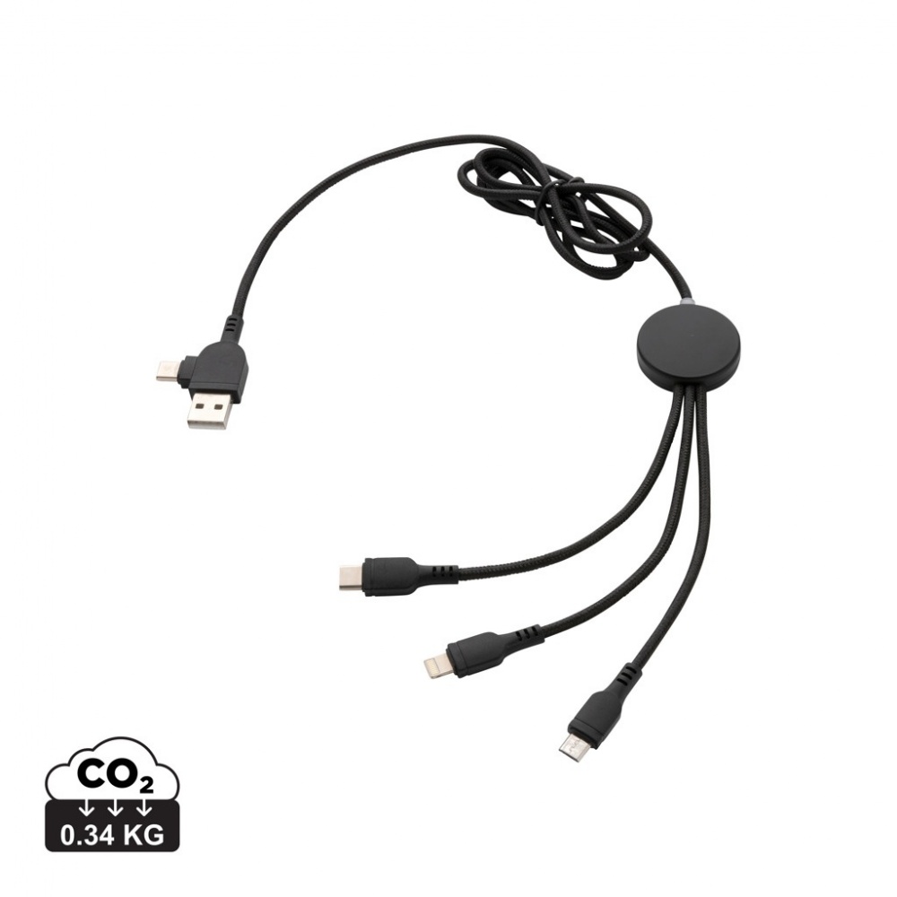 Logotrade advertising product image of: Light up logo 6-in-1 cable