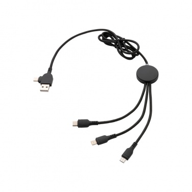 Logo trade promotional giveaway photo of: Light up logo 6-in-1 cable