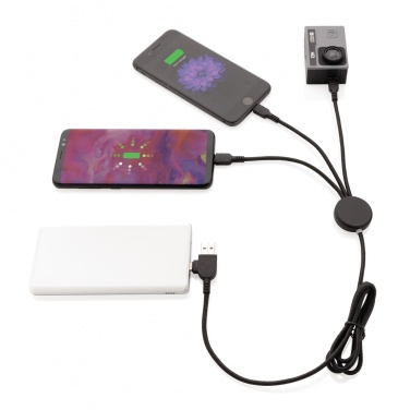 Logotrade promotional giveaways photo of: Light up logo 6-in-1 cable