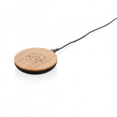 Logotrade promotional merchandise picture of: Bamboo X 5W wireless charger