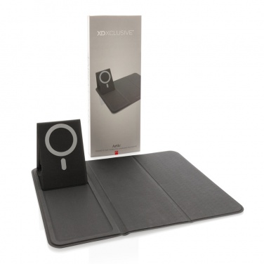 Logo trade advertising products picture of: Artic Magnetic 10W wireless charging phonestand
