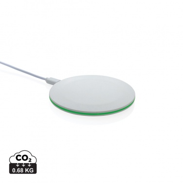 Logo trade promotional giveaways image of: RCS recycled plastic 15W Wireless fast charger