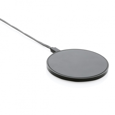 Logo trade promotional merchandise photo of: RCS standard recycled plastic 10W wireless charger