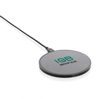 Logotrade promotional merchandise picture of: RCS standard recycled plastic 10W wireless charger