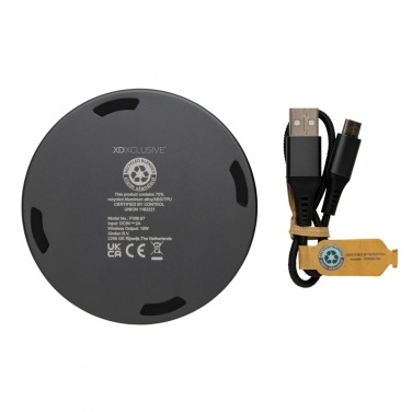 Logotrade corporate gift picture of: Terra RCS recycled aluminium 10W wireless charger