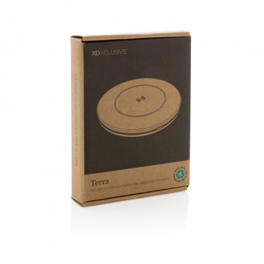 Logotrade corporate gifts photo of: Terra RCS recycled aluminium 10W wireless charger