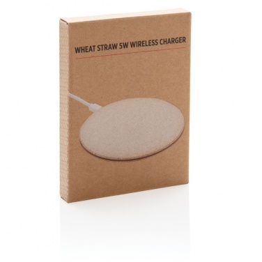 Logotrade business gifts photo of: 5W Wheat straw wireless charger