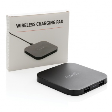 Logo trade business gifts image of: Wireless 5W charging pad