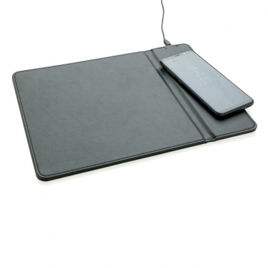 Logotrade promotional item image of: Mousepad with 5W wireless charging