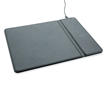 Logo trade corporate gifts picture of: Mousepad with 5W wireless charging