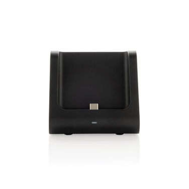Logo trade business gift photo of: Powerbase RCS recycled plastic 3 in 1 charger with powerbank