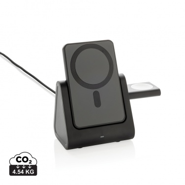 Logo trade promotional products picture of: Powerbase RCS recycled plastic 3 in 1 charger with powerbank