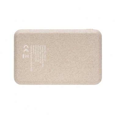 Logotrade advertising product image of: Cork and Wheat 5.000 mAh pocket powerbank