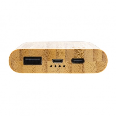 Logotrade advertising product image of: Bamboo 5.000 mAh powerbank