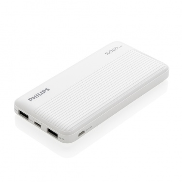 Logotrade promotional products photo of: Philips 10.000 mAh slim powerbank