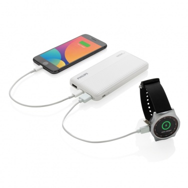 Logotrade promotional gift picture of: Philips 10.000 mAh slim powerbank