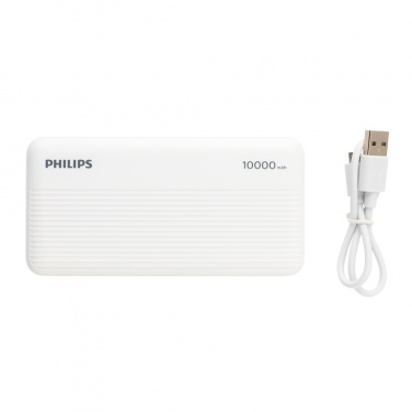 Logo trade promotional products picture of: Philips 10.000 mAh slim powerbank
